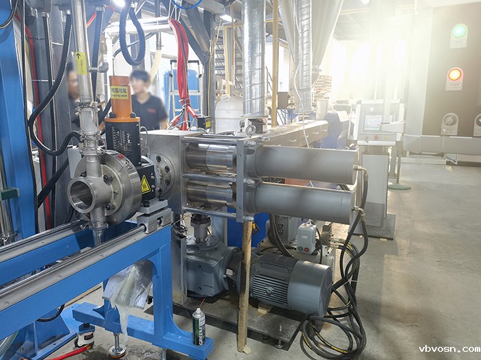 PP改性造粒用双柱不停机换网器