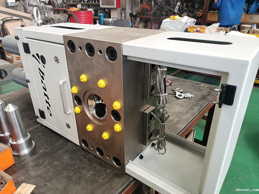 双板双工位液压换网器